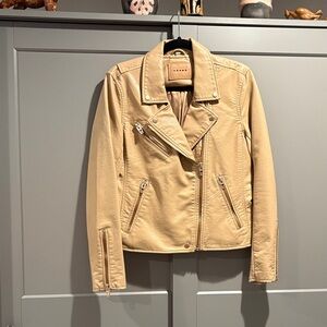 Blank NYC Tan Faux Leather Jacket